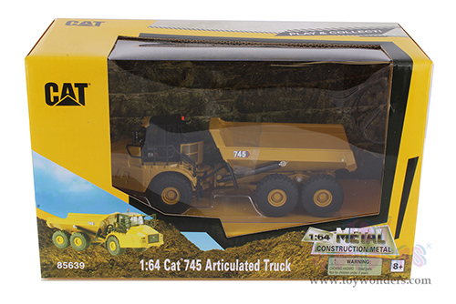 Diecast Masters - Caterpillar® 745 Articulated Truck (1/64 scale diecast model car, Yellow) 85639 MAP: $34.99