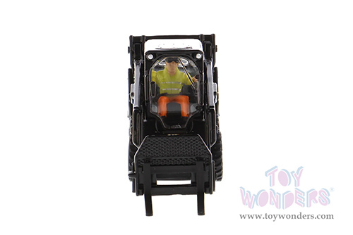 Diecast Masters - Caterpillar® 242D3 Skid Steer Loader with Operator and Working Tools - High Line Series (1/50 scale diecast model car, Special Black Paint) 85676BK MAP: $44.99
