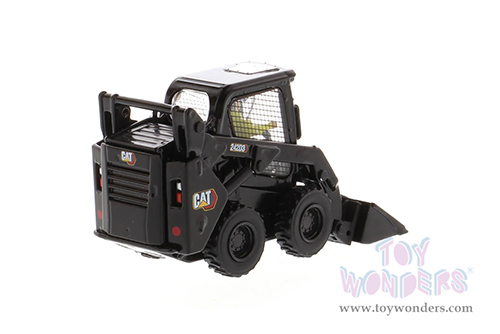Diecast Masters - Caterpillar® 242D3 Skid Steer Loader with Operator and Working Tools - High Line Series (1/50 scale diecast model car, Special Black Paint) 85676BK MAP: $44.99