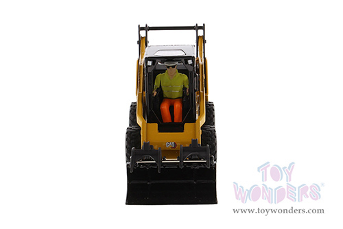 Diecast Masters - Caterpillar® 272D3 Skid Steer Loader with Operator and Working Tools - High Line Series (1/32 scale diecast model car, Yellow) 85678 MAP: $74.99