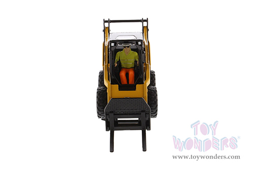 Diecast Masters - Caterpillar® 272D3 Skid Steer Loader with Operator and Working Tools - High Line Series (1/32 scale diecast model car, Yellow) 85678 MAP: $74.99