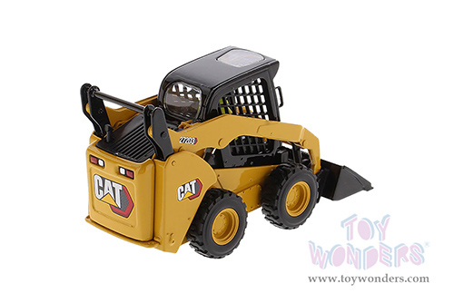 Diecast Masters - Caterpillar® 272D3 Skid Steer Loader with Operator and Working Tools - High Line Series (1/32 scale diecast model car, Yellow) 85678 MAP: $74.99
