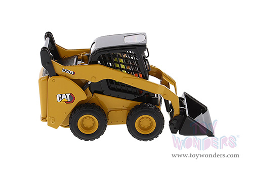 Diecast Masters - Caterpillar® 272D3 Skid Steer Loader with Operator and Working Tools - High Line Series (1/32 scale diecast model car, Yellow) 85678 MAP: $74.99