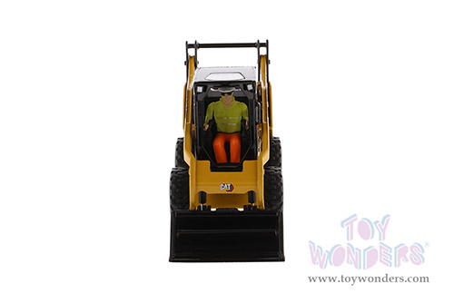 Diecast Masters - Caterpillar® 272D3 Skid Steer Loader with Operator and Working Tools - High Line Series (1/32 scale diecast model car, Yellow) 85678 MAP: $74.99
