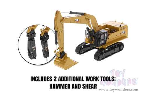 Diecast Masters - Caterpillar® 395 Next-Generation Hydraulic-Excavator General Purpose Excavation Version - High Line Series (1/87 scale diecast model car, Yellow) 85688 MAP: $59.99