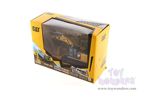 Diecast Masters - Caterpillar® 320F L Hydraulic Excavator - Play & Collect! Series (1/64 scale diecast model car, Yellow) 85690 MAP: $24.99
