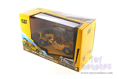 Diecast Masters - Caterpillar® Wheel Tractor 611 Scraper - Play & Collect! Series (1/64 scale diecast model car, Yellow/Black) 85695 MAP: $29.99