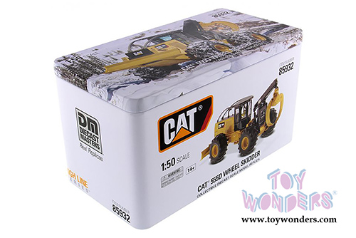 Diecast Masters - Caterpillar 555D Wheel Skidder with Operator High Lines Series (1/50 scale diecast model car, Yellow) 85932 MAP: $109.99