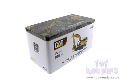 Diecast Masters - Caterpillar® 349F L XE Hydraulic Excavator with operator - High Line Series (1/50 scale diecast model car, Yellow/Black) 85943 MAP: $119.99