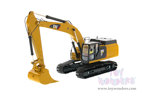 Diecast Masters - Caterpillar® 349F L XE Hydraulic Excavator with operator - High Line Series (1/50 scale diecast model car, Yellow/Black) 85943 MAP: $119.99