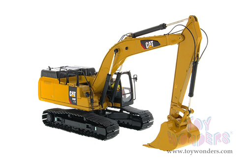 Diecast Masters - Caterpillar® 349F L XE Hydraulic Excavator with operator - High Line Series (1/50 scale diecast model car, Yellow/Black) 85943 MAP: $119.99