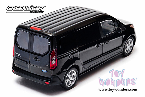 Greenlight - Ford Transit Connect Minivan (2014, 1/43 scale diecast model car, Black) 86045