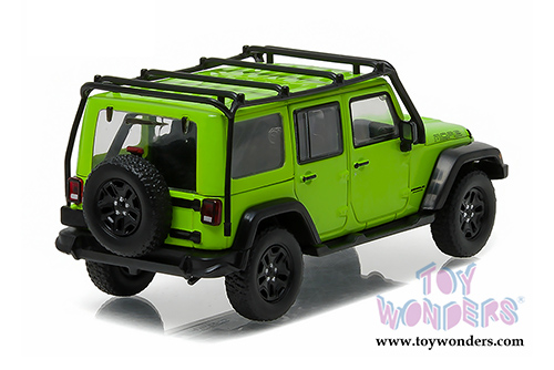 Greenlight - All Terrain Jeep Wrangler (2013, 1/43 scale diecast model car, Gecko Green) 86078