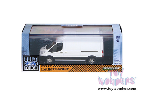 Greenlight - Ford Transit LWB High Roof Connect Minivan (2017, 1/43 scale diecast model car, White) 86083