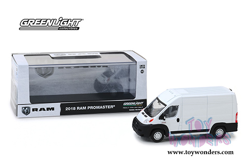 Greenlight - Ram ProMaster&reg; 2500 Cargo High Roof (2018, 1/43 scale diecast model car, Bright White) 86152