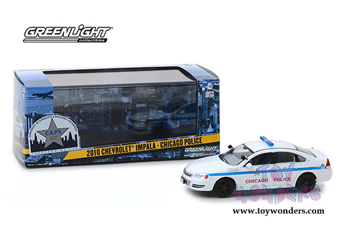 Greenlight - Chevrolet&reg; Impala&trade; Chicago Police (2010, 1/43 scale diecast model car, White) 86166