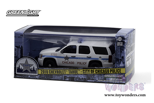 Greenlight - Chevrolet&reg; Tahoe City of Chicago Police Department (2010, 1/43 scale diecast model car, White) 86183
