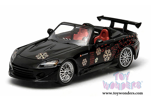 Greenlight Fast & Furious - Johnny's Honda S2000 Convertible (2000, 1/43 scale diecast model car, Black) 86205