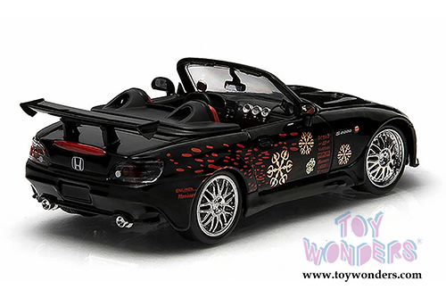 Greenlight Fast & Furious - Johnny's Honda S2000 Convertible (2000, 1/43 scale diecast model car, Black) 86205