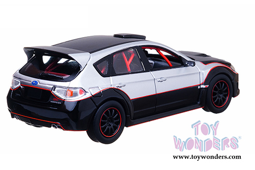 Greenlight Fast & Furious - Brian's Subaru Impreza WRX STi Hard Top (2009, 1/43 scale diecast model car, Black/Gray) 86220