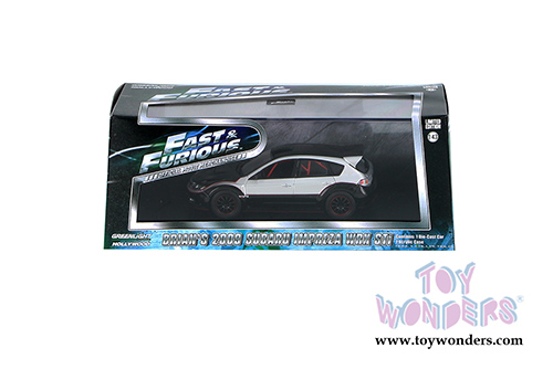 Greenlight Fast & Furious - Brian's Subaru Impreza WRX STi Hard Top (2009, 1/43 scale diecast model car, Black/Gray) 86220