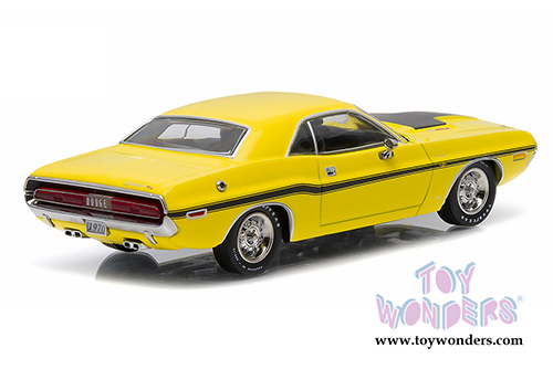 Greenlight - Dodge Challenger R/T Hard Top (1970, 1/43 scale diecast model car, Yellow) 86303