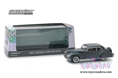 Greenlight - Lincoln Continental Hardtop (1941, 1/43 scale diecast model car, Cotswold Gray Metallic) 86325