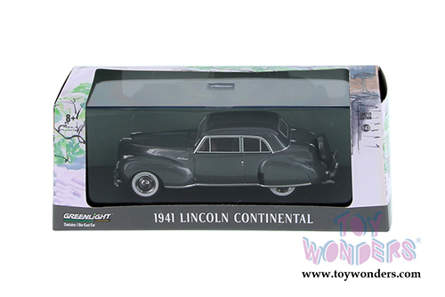 Greenlight - Lincoln Continental Hardtop (1941, 1/43 scale diecast model car, Cotswold Gray Metallic) 86325