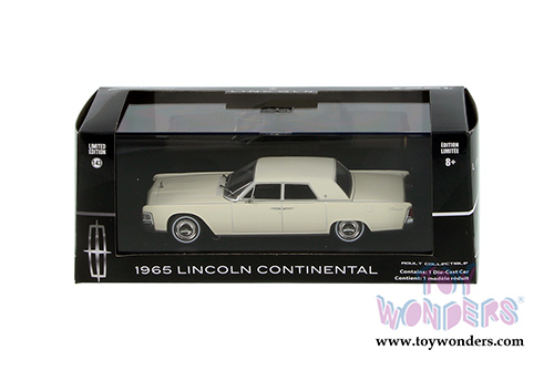 Greenlight - Lincoln Continental Hard Top (1965, 1/43 scale diecast model car, Wimbledon White) 86328