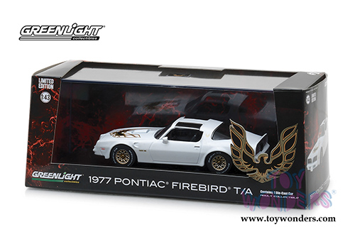 Greenlight - Pontiac&reg; Firebird&reg; Trans AM T-Top (1977, 1/43 scale diecast model car, Cameo White) 86331