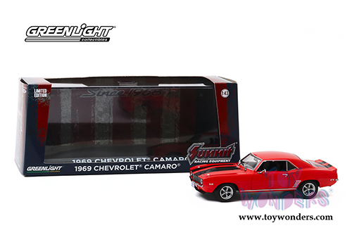 Greenlight - Chevrolet&reg; Camaro&reg; - Since 1968 Summit Racing Equipment - Home of Performance (1969, 1/43 scale diecast model car, Red) 86342