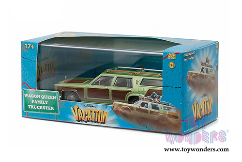 Greenlight Hollywood - National Lampoon's Vacation Truckster "Wagon Queen" (1/43 scale diecast model car, Green) 86451