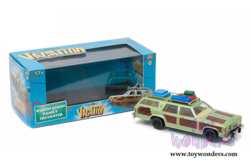 Greenlight Hollywood - National Lampoon's Vacation Truckster "Wagon Queen" Honky Lips Version (1/43 scale diecast model car, Green) 86482