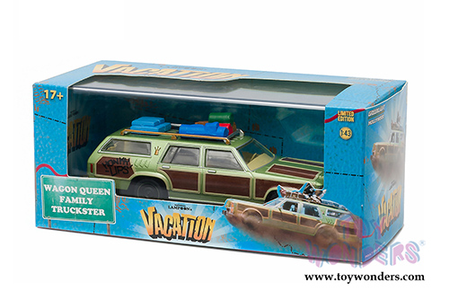 Greenlight Hollywood - National Lampoon's Vacation Truckster "Wagon Queen" Honky Lips Version (1/43 scale diecast model car, Green) 86482