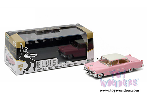 Greenlight Hollywood - Elvis Presley Cadillac Fleetwood Series 60 Hardtop (1955, 1/43 scale diecast model car, Pink) 86491
