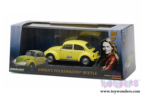 Greenlight Hollywood - Emma's Volkswagen Beetle "Once Upon A Time" TV series (1/43 scale diecast model car, Yellow) 86494