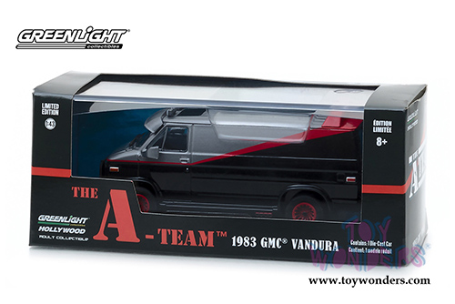 Greenlight - Hollywood The A-Team&trade; (TV Series, 1983-87) GMC&reg; Vandura (1983, 1/43 scale diecast model car, Black/Gray) 86515