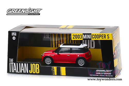 Greenlight Hollywood - Mini Cooper the Italian Job (2003, 1/43 scale diecast model car, Red) 86547