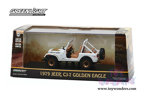 Greenlight - Jeep® CJ-7 Golden Eagle "Dixie" (1979, 1/43 scale diecast model car, White) 86572