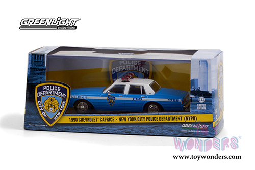 Greenlight - Chevrolet&reg; Caprice New York City Police Department (NYPD) (1990, 1/43 scale diecast model car, Blue) 86583