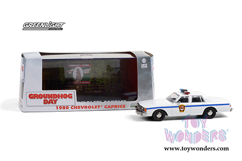 Greenlight Hollywood - Chevrolet&reg; Caprice Police Groundhog Day (1980, 1/43 scale diecast model car, White) 86584