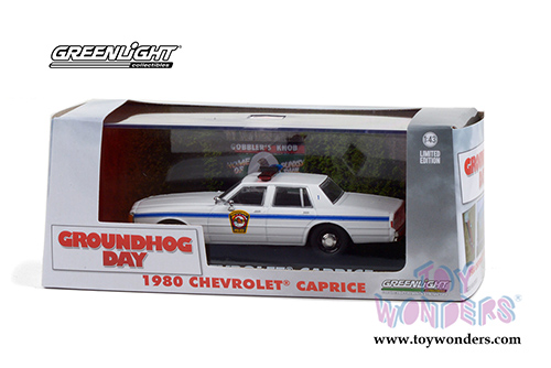 Greenlight Hollywood - Chevrolet&reg; Caprice Police Groundhog Day (1980, 1/43 scale diecast model car, White) 86584