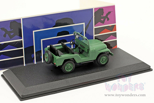  Greenlight Hollywood - Charlie's Angels (1976-1981, TV Series) Willys M38 A1 (1/43 scale diecast model car, Matte Green) 86606
