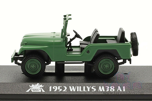  Greenlight Hollywood - Charlie's Angels (1976-1981, TV Series) Willys M38 A1 (1/43 scale diecast model car, Matte Green) 86606