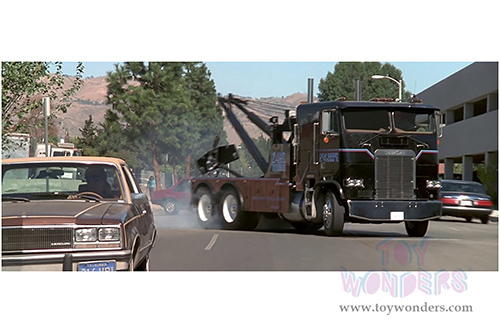 Greenlight Hollywood - Freightliner FLA 9664 "Terminator 2" Judgement Day (1984, 1/43 scale diecast model car, Black) 86627