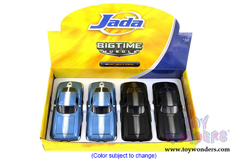 Jada Toys Bigtime Muscle - Corvette Stingray Hardtop (1963, 1/24 scale diecast model car, Asstd.) 90218YU