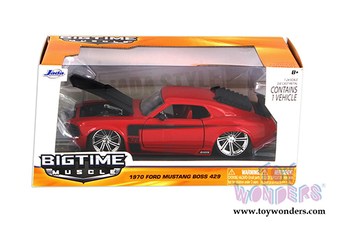 Jada Toys Bigtime Muscle - Ford Mustang Boss 429 Hard Top (1970, 1/24 scale diecast model car, Asstd.) 90348