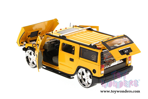Jada Toys Big Time Kustoms - Hummer H2 SUV (1/24 scale diecast model car, Asstd.) 90403