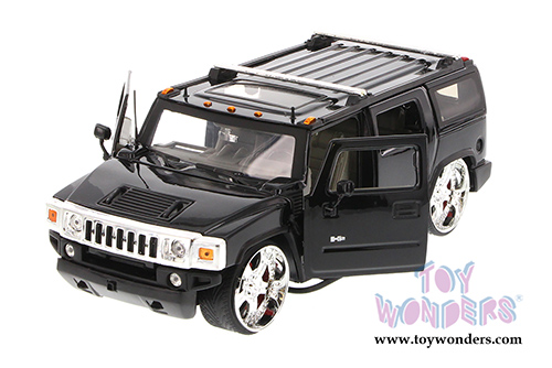 Jada Toys Big Time Kustoms - Hummer H2 SUV (1/24 scale diecast model car, Asstd.) 90403