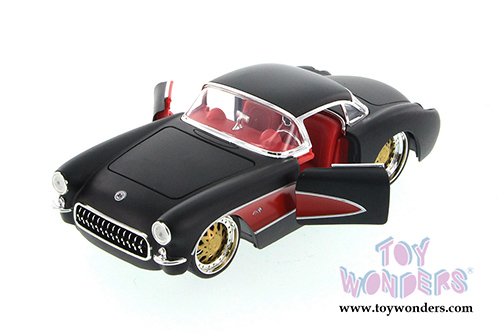 Jada Toys Bigtime Muscle - Chevy Corvette Hardtop (1957, 1/24 scale diecast model car, Asstd.) 90937YU
